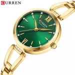 CURREN 9092 Casual Brand Women's Watches Fashion Gold Stainless Steel Waterproof Quartz Wrist Watch for Female Relogio Feminino